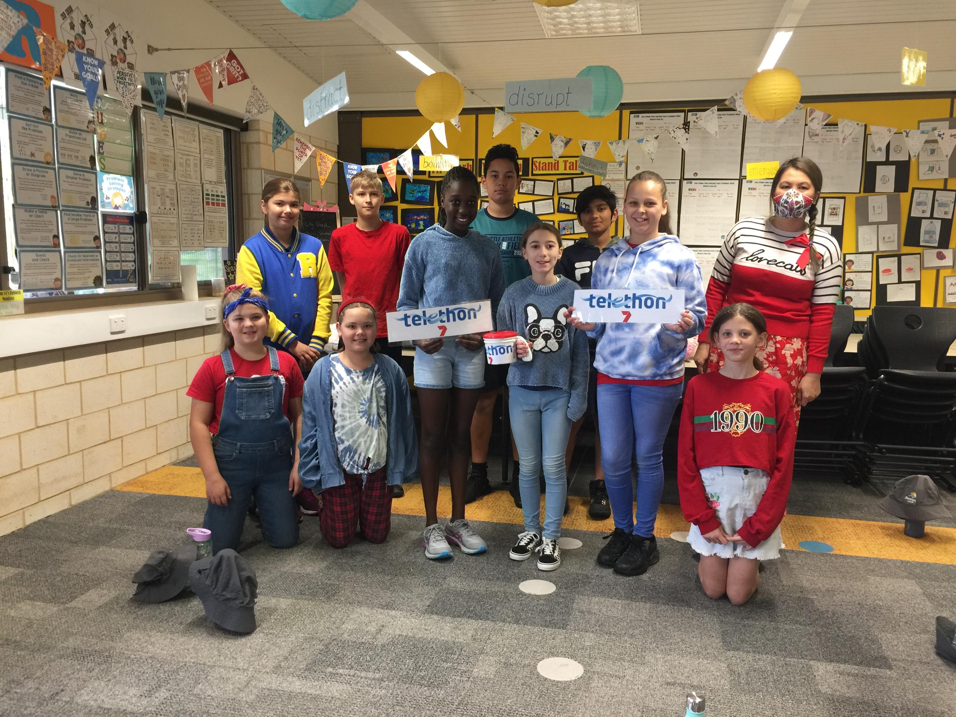 Red and Blue - Telethon Fundraiser | Beenyup Primary School