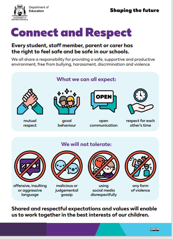 Connect and Respect Poster